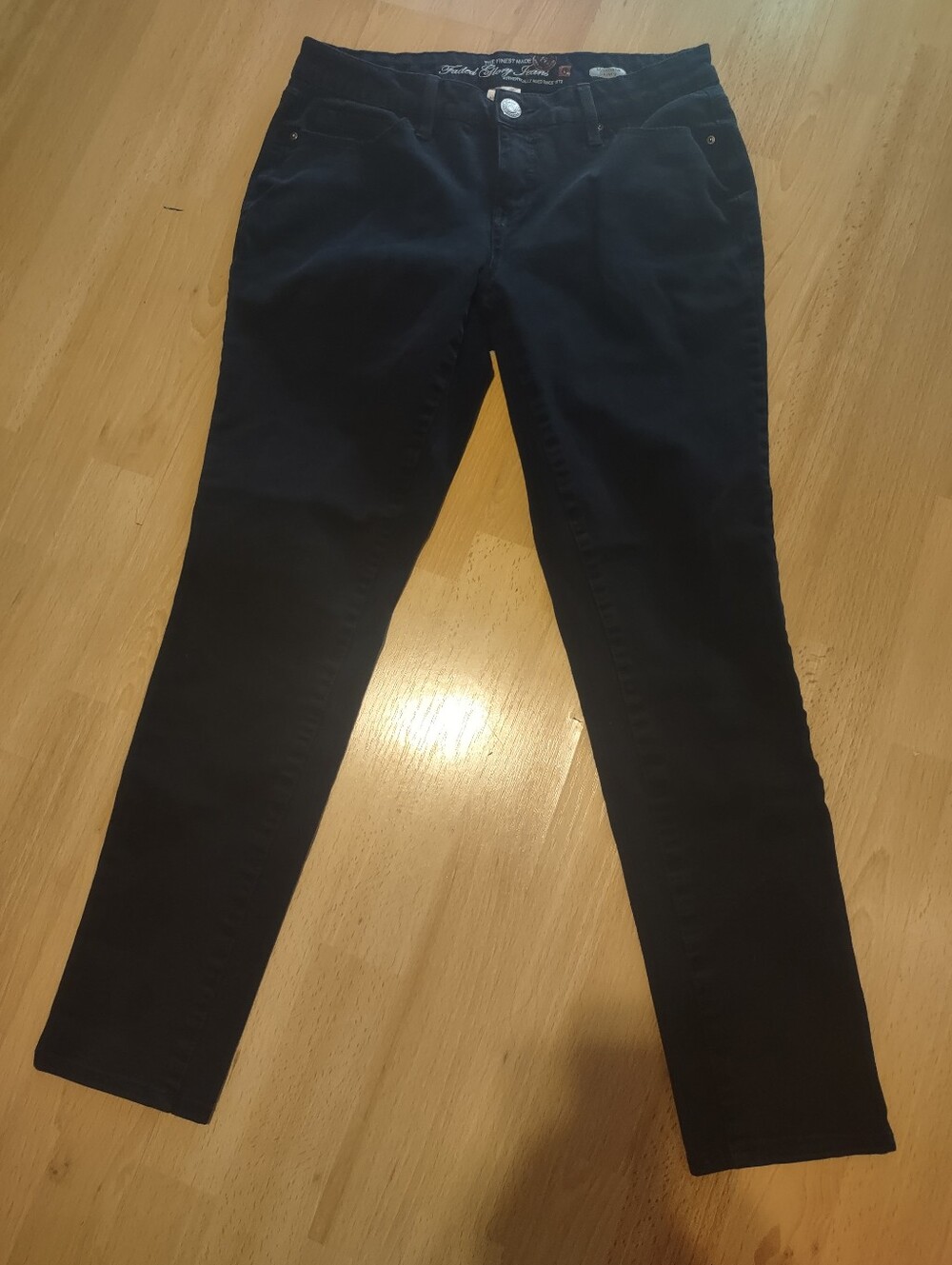 Faded Glory Black Ultimate Skinny Jeans Women Sz 6